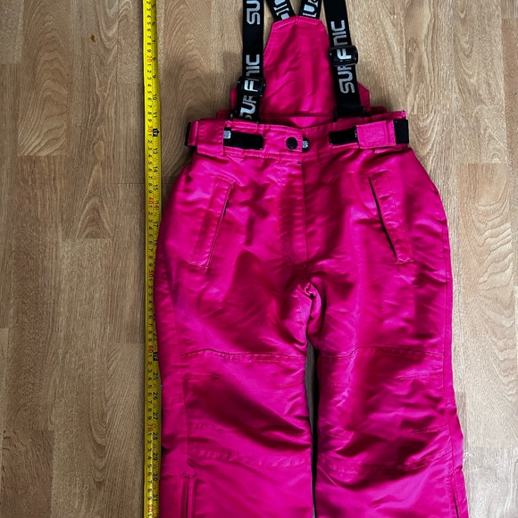 Pink Kids Snow Pants - Picture 1 of 4
